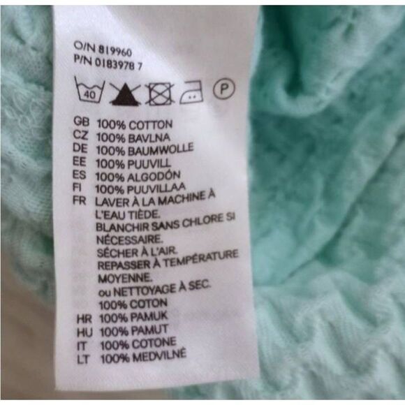 H&M MINT SKATER DRESS SZ.6 EUC - Picture 6 of 6